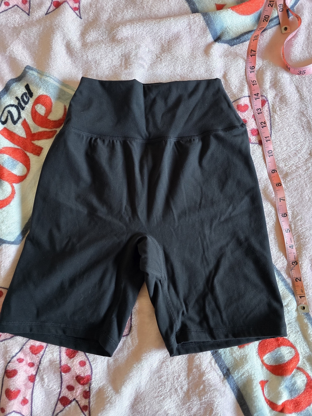 BuffBunny Black High-Rise Bike Shorts